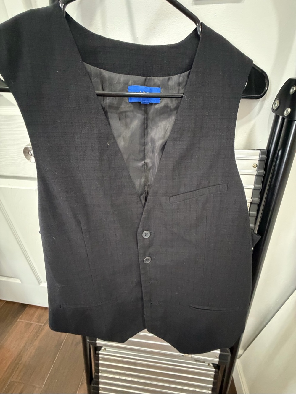 Apt. 9 Men's Black Dress Vest - Classic Waistcoat